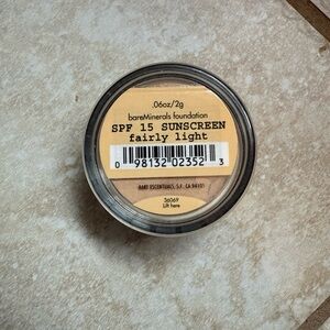 bareMinerals Fairly Light Loose Powder Foundation SPF 15, New/Sealed